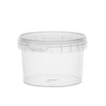 Indeliai su dangteliu PP, 280 ml, Ø93/63 mm, skaidrūs - Image 2