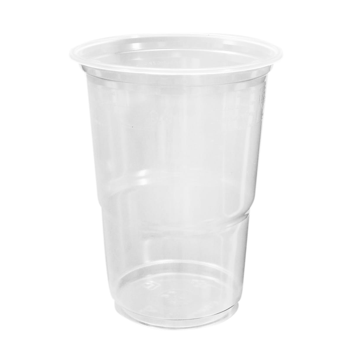 10402PEU.jpg PP cups, 400 ml, Ø95 mm, transparent, 50 pcs. - Image 1