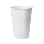 PAP/PE cups, 180 ml, Ø70 mm, white, single-layer, 100 pcs.
