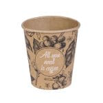 PAP/PE cups, 250 ml, Ø80 mm, All You Need kraft, single-layer, 100 pcs.