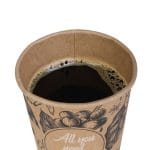 PAP/PE cups, 250 ml, Ø80 mm, All You Need kraft, single-layer, 100 pcs. - Image 3