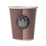 PAP/PE cups, 250 ml, Ø80 mm, white Coffee To Go, single-layer, 80 pcs.