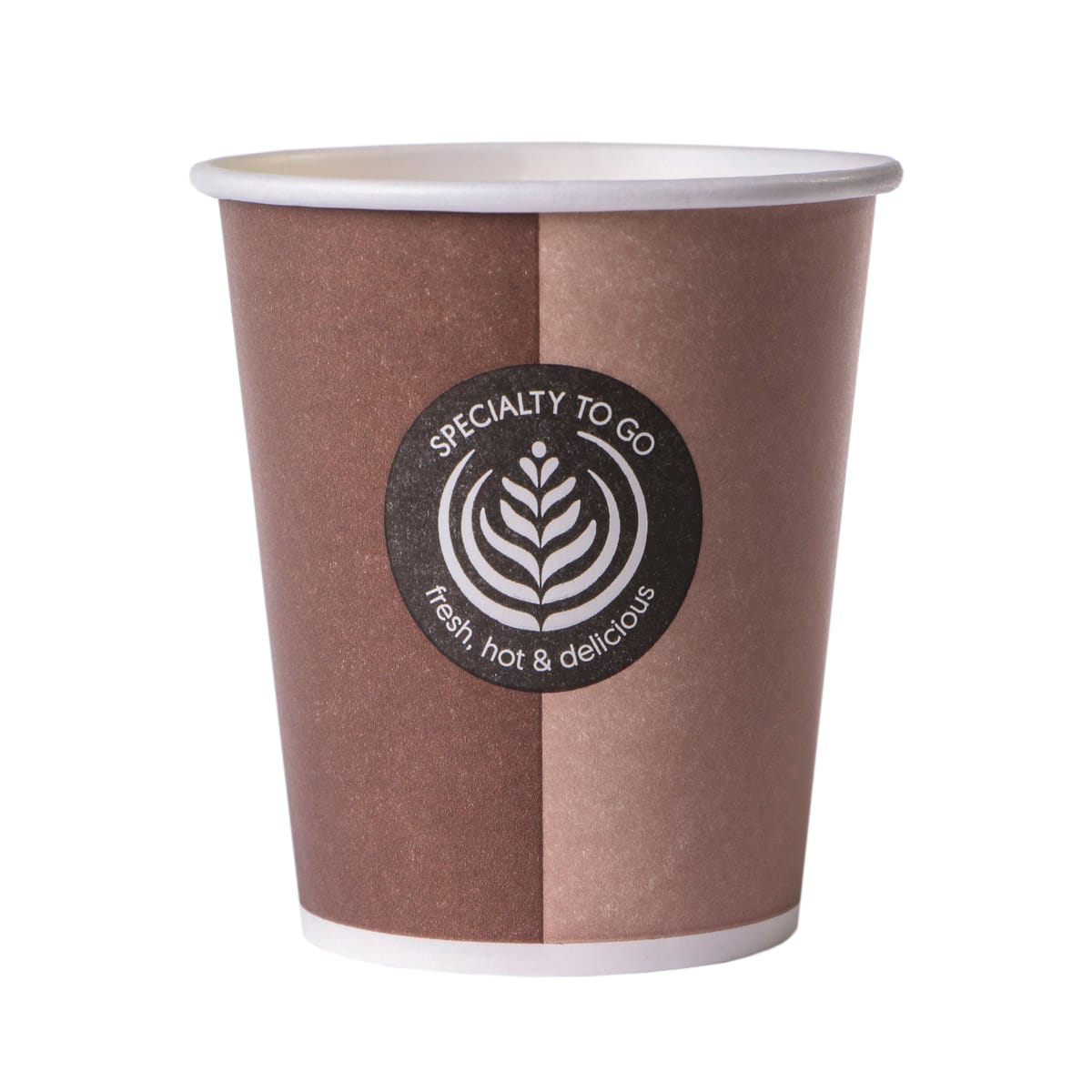 119081CTG.jpg PAP/PE cups, 250 ml, Ø80 mm, white Coffee To Go, single-layer, 80 pcs. - Image 1