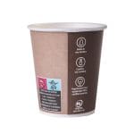 PAP/PE cups, 250 ml, Ø80 mm, white Coffee To Go, single-layer, 80 pcs. - Image 3