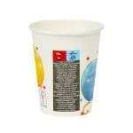 PAP/PE cups, 200 ml, Ø80 mm, white SPARKLING BALOONS, single-layer, 8 pcs. - Image 3