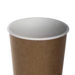 PAP/PE cups, 400 ml, Ø90 mm, double-walled, kraft, 20 pcs. - Image 2