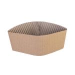 Corrugated cardboard sleeve for paper cups, 250 ml