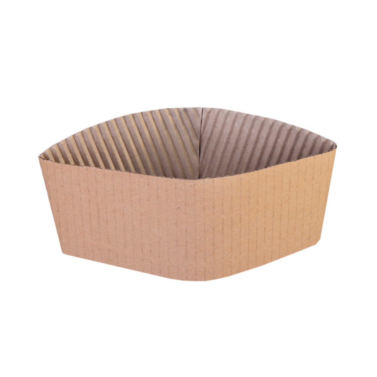 119SLS.jpg Corrugated cardboard sleeve for paper cups, 250 ml - Image 1