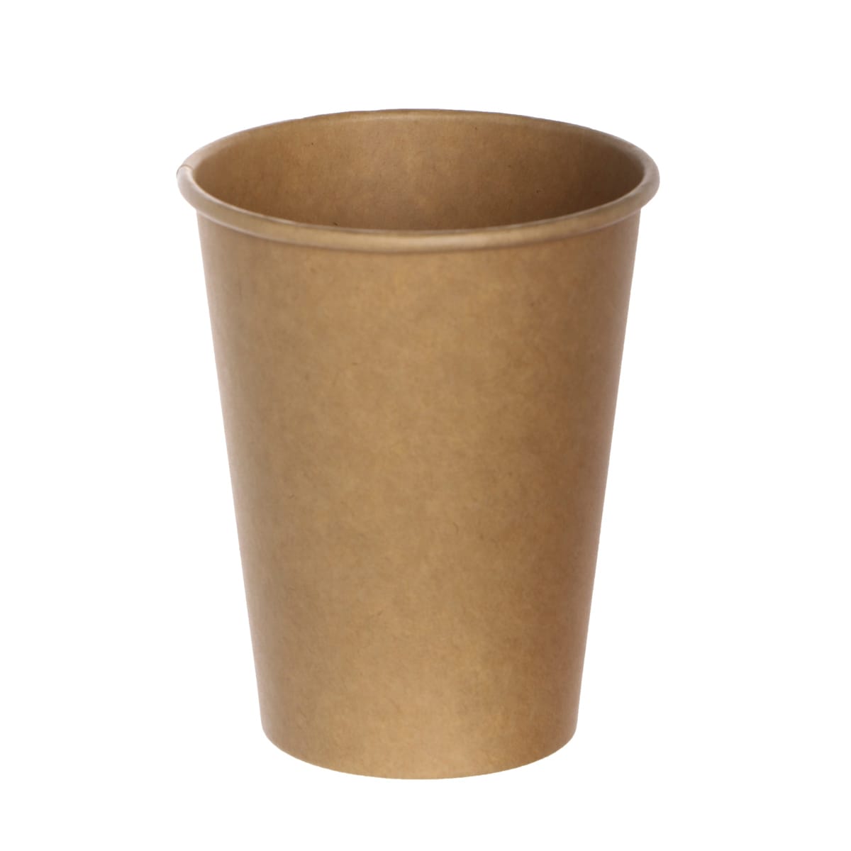 119SW12KREUA.jpg PAP/PE cups, 360 ml, Ø90 mm, single-layer, kraft, 50 pcs. - Image 1