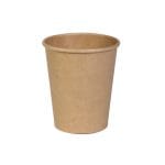 RAR/PE cups, 250 ml, Ø80 mm, single-layer, kraft, 50 pcs