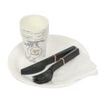 Spino disposable tableware set for 6 people - Image 6