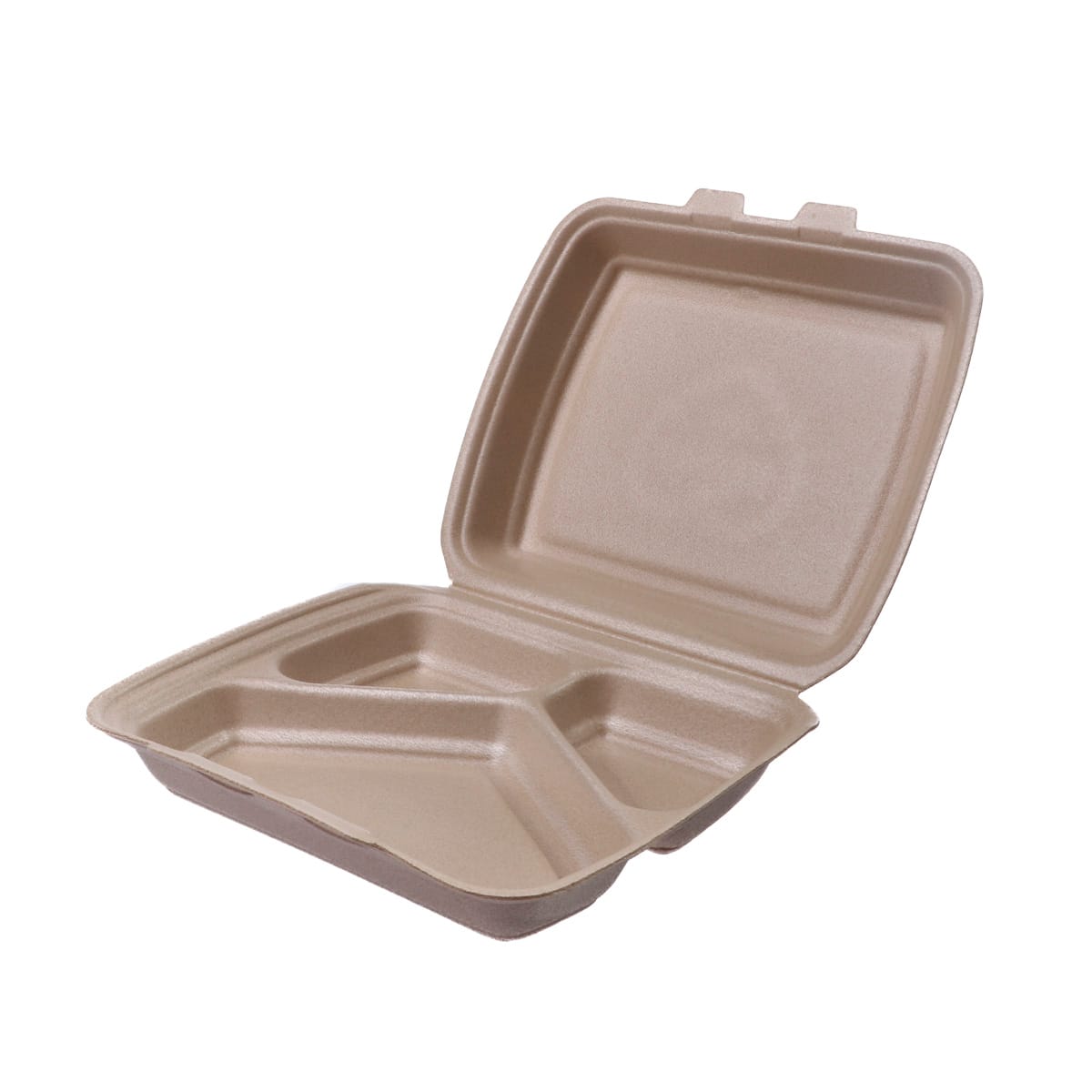 12453XPPL.jpg XPP thermal boxes, 260x207x75mm, three-section, beige, 125 pcs. - Image 1