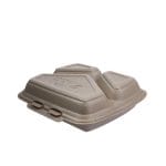 XPP thermal boxes, 260x207x75mm, three-section, beige, 125 pcs. - Image 4