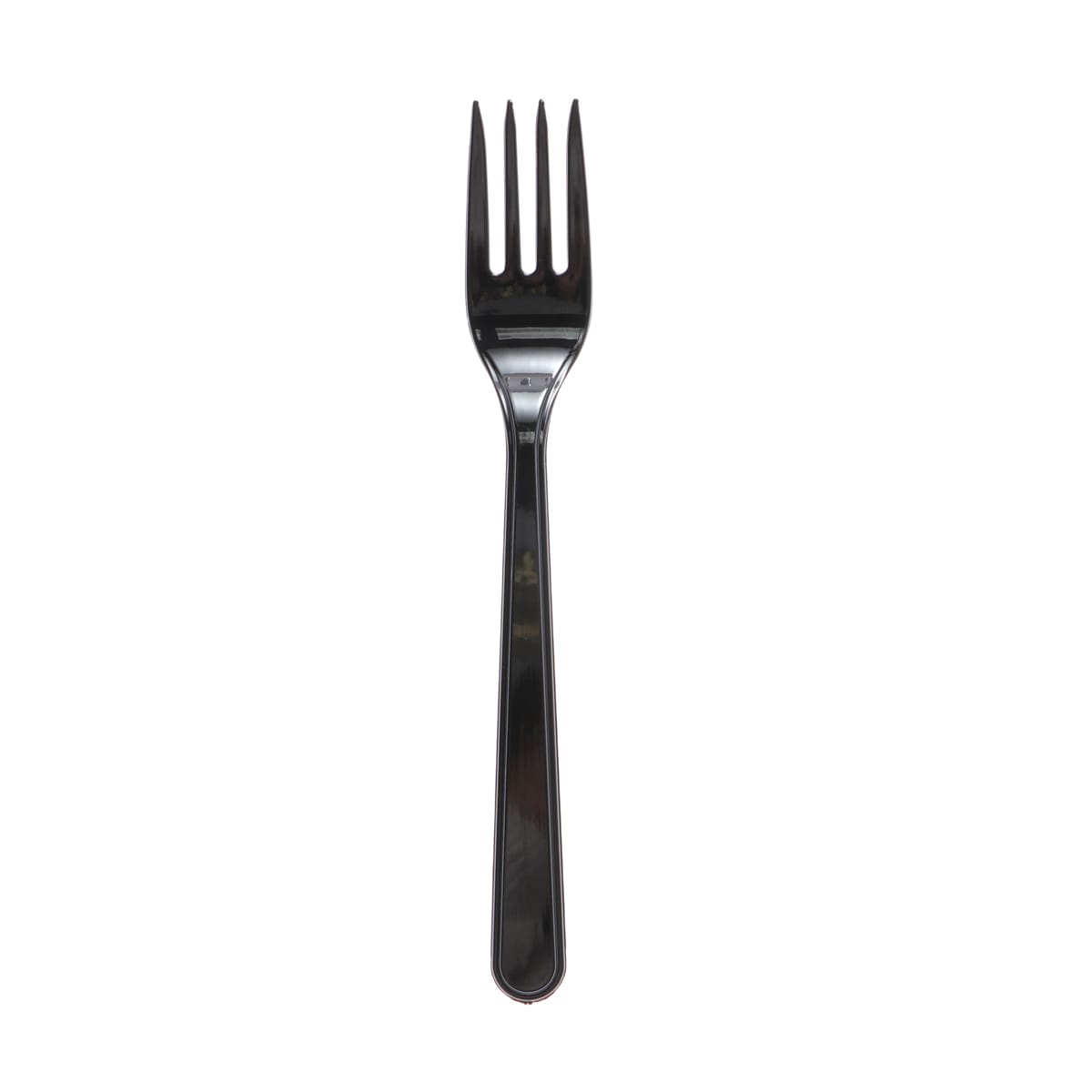 12564ME-50.jpg PS forks, 18 cm, black, reusable, 50 pcs. - Image 1