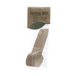 SPINO BIO wooden spoons, 16 cm, 10 pcs.