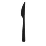 PS knives, 18 cm, black, reusable, 50 pcs.
