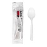 SPINO PP spoons, 18 cm, white, reusable, 50 pcs.