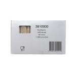 Wooden toothpicks, 65 mm, individually packaged, 1000 pcs.