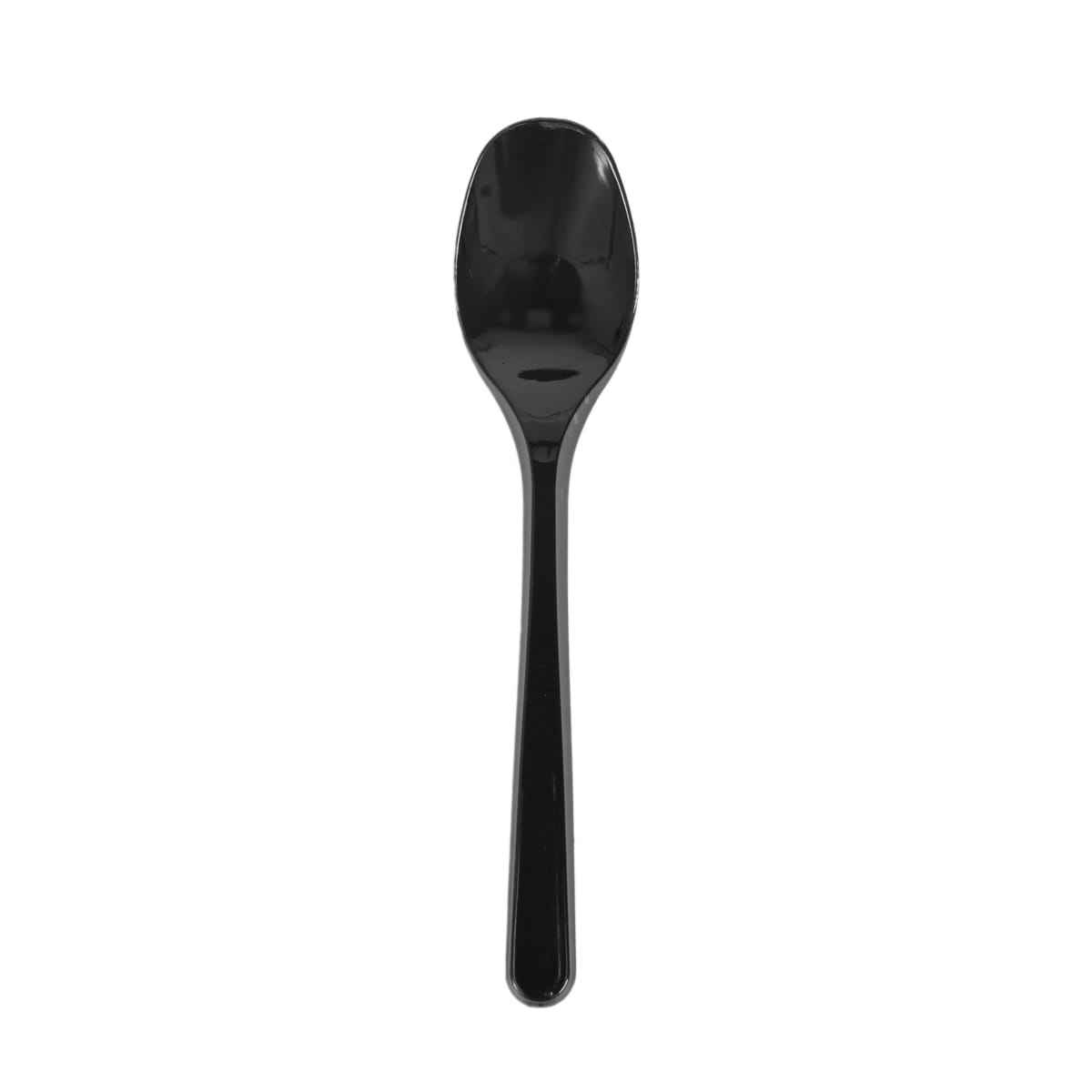 12593ME.jpg PS tea spoons, 12.5 cm, black, reusable, 50 pcs. - Image 1