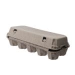 Paper boxes for 10 eggs, with lid, grey, 154 pcs.