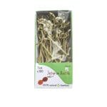 Bamboo skewers with decorative loop, 7 cm, 100 pcs.