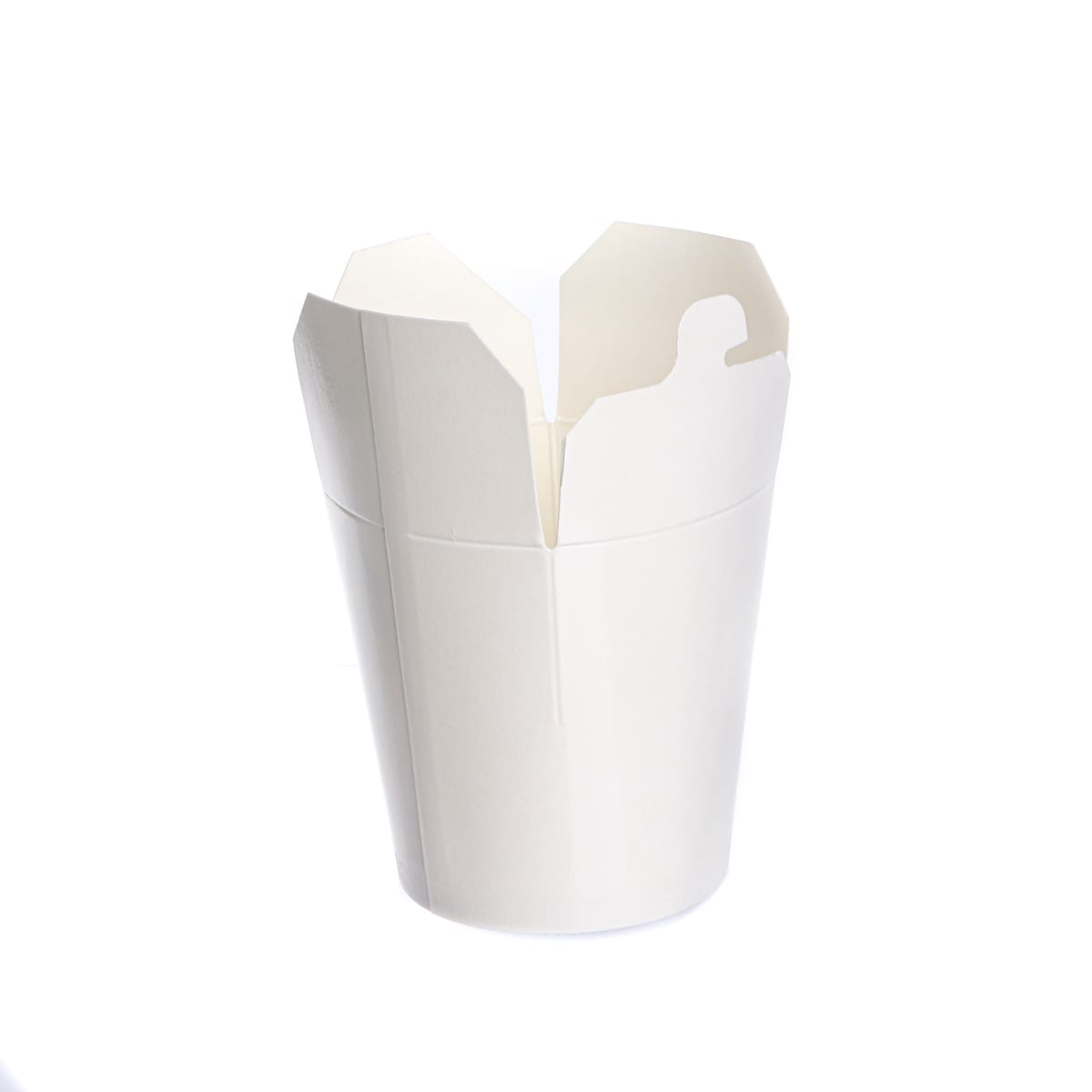 12PAP500.jpg WOK containers, PAH/PE, 500 ml, white, sealable, 50 pcs. - Image 1