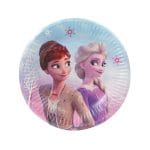 Paper plates, Ø20 cm, FROZEN II WIND, 8 pcs.