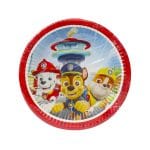 Paper plates Ø20 cm, PAW PATROL, 8 pcs.