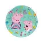 Paper plates Ø20cm, PEPPA PIG, 8 pcs.