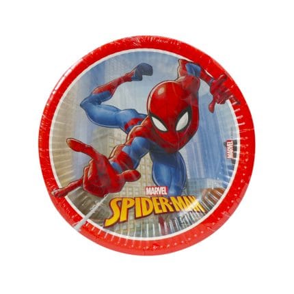 Paper plates Ø20cm, SPIDERMAN, 8 pcs.