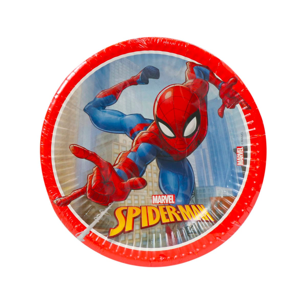 13020SM.jpg Paper plates Ø20cm, SPIDERMAN, 8 pcs. - Image 1