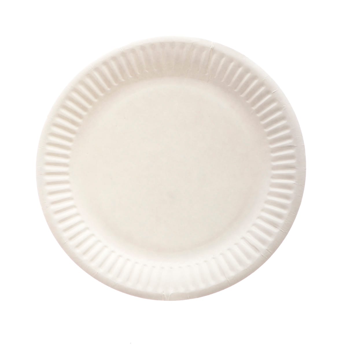 13023PO.jpg Paper plates, Ø23 cm, white, 100 pcs. - Image 1