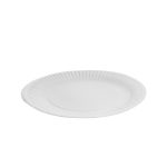 Paper plates Ø18cm, white, 100 pcs.