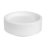 Sugar cane plates Ø18cm, white, 50 pcs. - Image 2