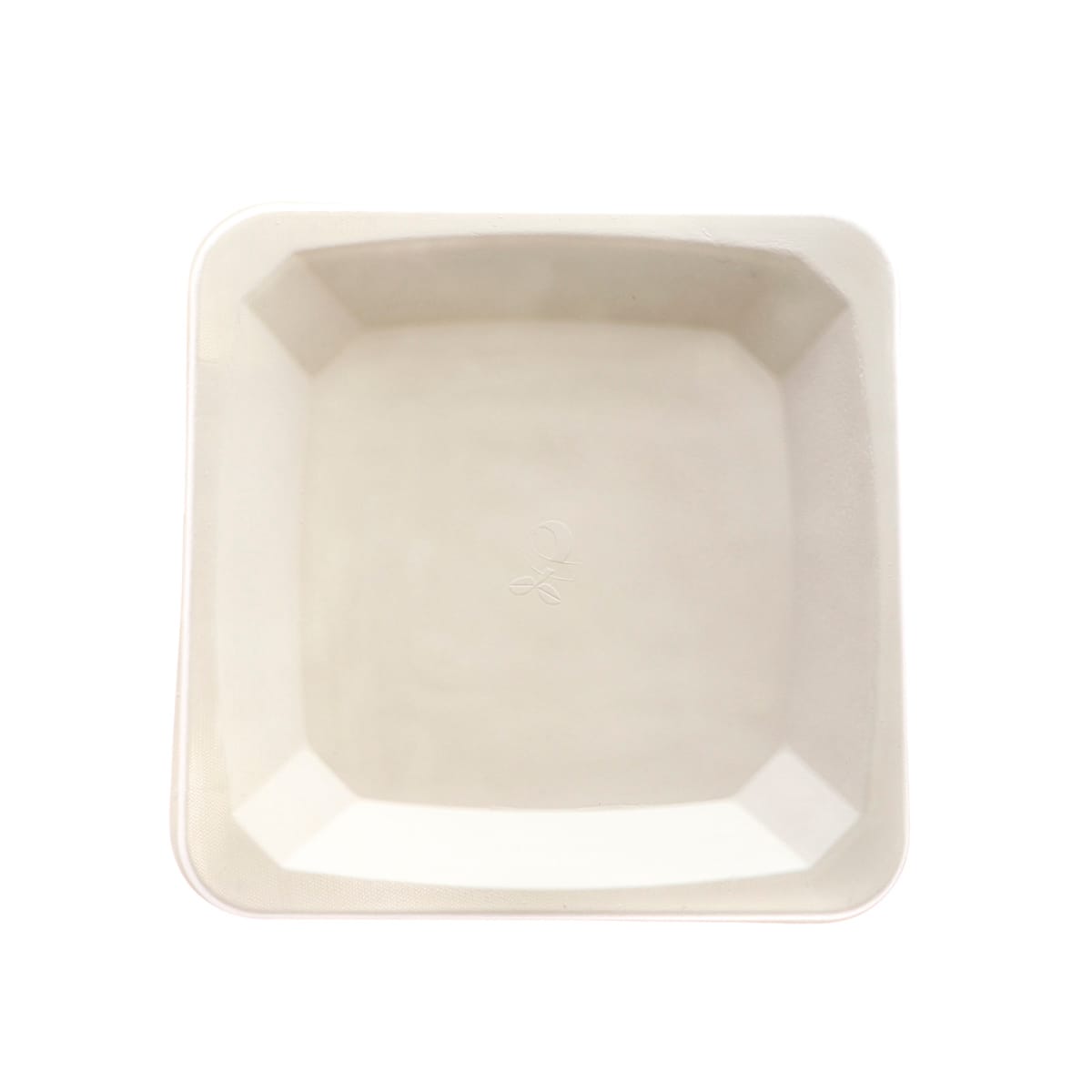 13PL08S.jpg Sugar cane plates 21x21cm, white, 50 pcs. - Image 1