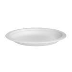 Sugar cane plates Ø23cm, white, 50 pcs.