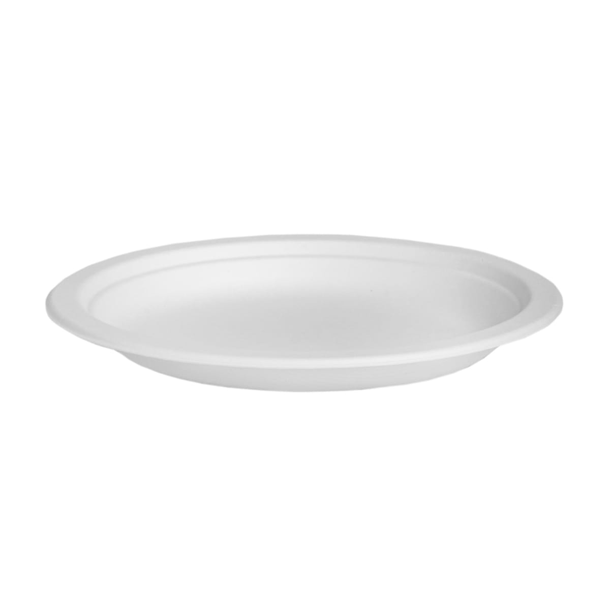 13PL09.jpg Sugar cane plates Ø23cm, white, 50 pcs. - Image 1