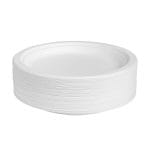 Sugar cane plates Ø23cm, white, 50 pcs. - Image 2