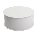 Round cardboard boxes, ø35 cm, height 20 cm, with removable lid, white, 10 pcs. per pack.