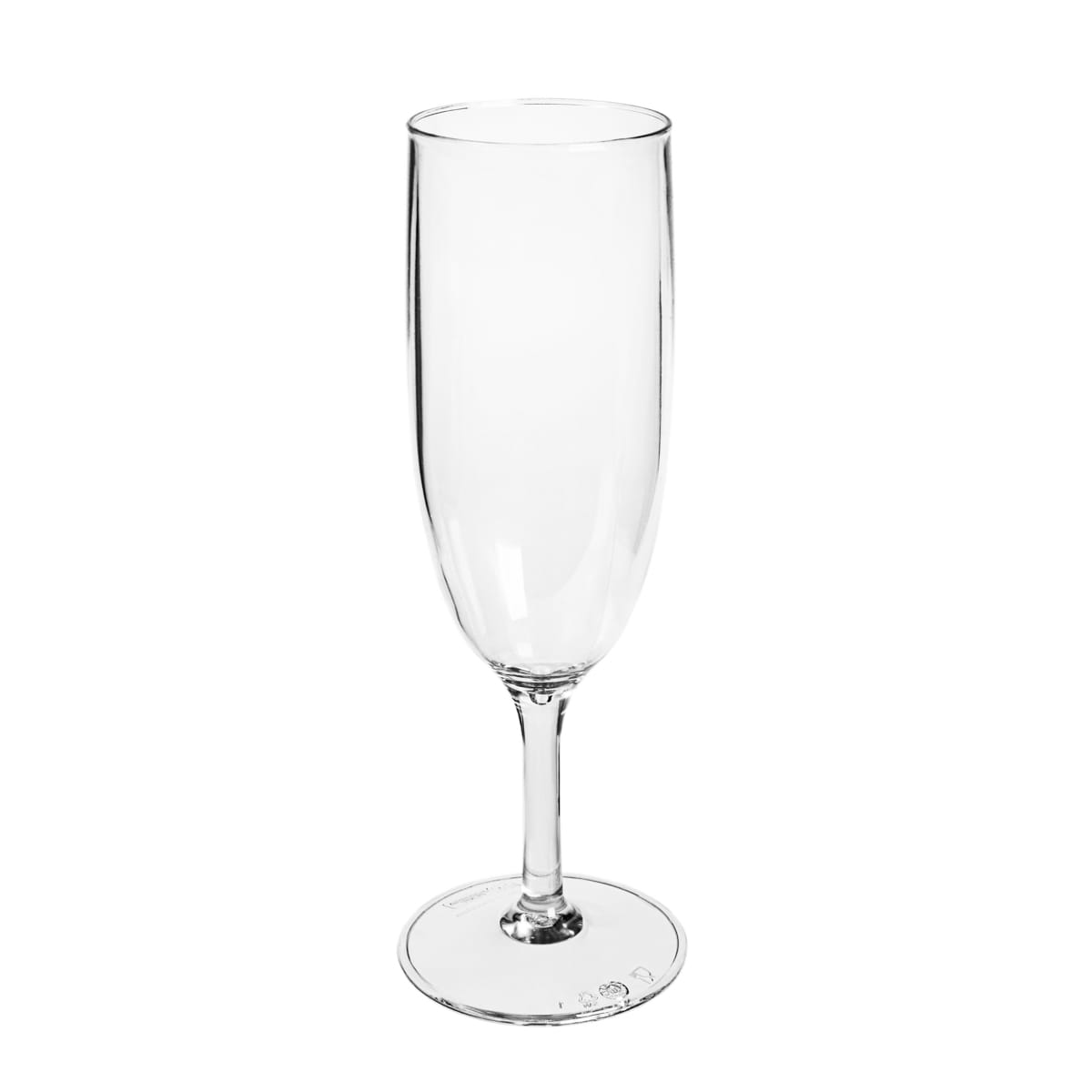 15K101RE.jpg SAN sparkling wine glasses 170 ml, transparent, reusable - Image 1