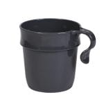 SAN cups 300 ml, grey, reusable