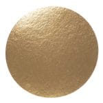 Gold coasters, round, PAP/PET, Ø28 cm, (1050gsm) 100 pcs.