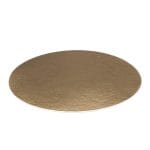 Gold coasters, round PAP/PET, Ø40 cm, (1050 gsm) 100 pcs. - Image 2