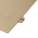 Parcel envelope, paper, 340x370mm, 120/m2, brown, reusable - Image 4