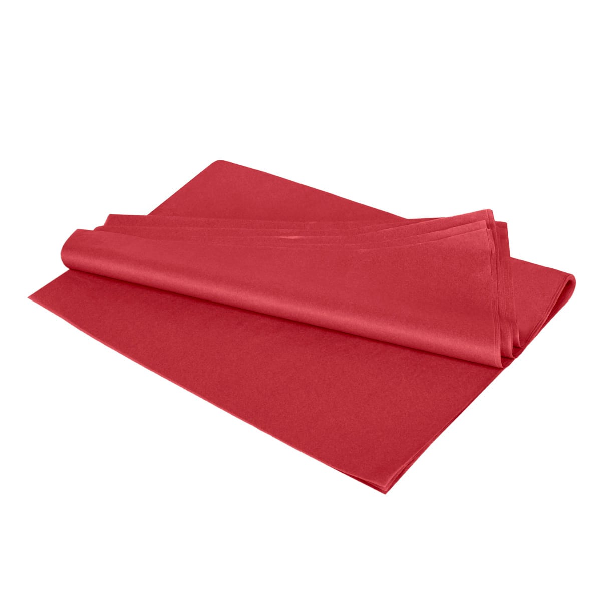 162783-24.jpg Silk paper in sheets, 500x750 mm, red, 18 gsm, 24 sheets per pack. - Image 1