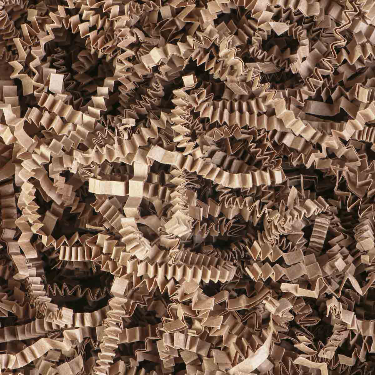 162785.jpg Paper shreds, 4 mm, brown, 1 kg - Image 1
