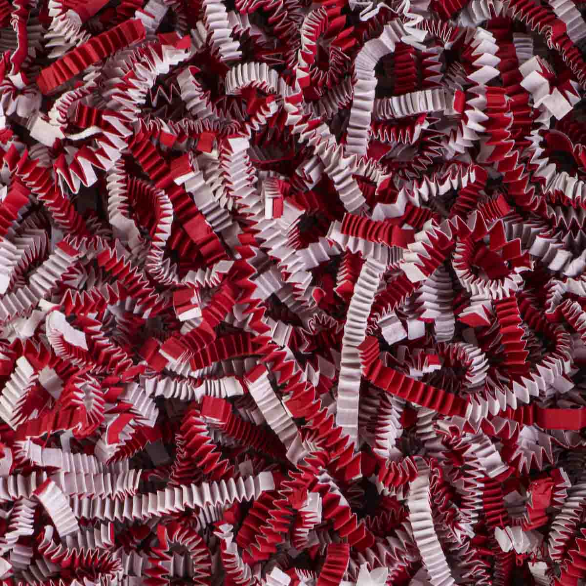 162792.jpg Paper shreds, 4 mm, red and white, 1 kg - Image 1