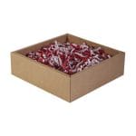Paper shreds, 4 mm, red and white, 1 kg - Image 2