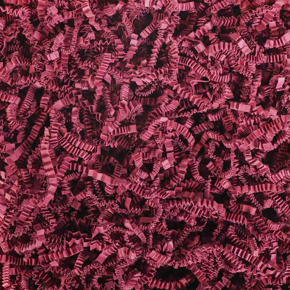 162936.jpg Paper shreds 4 mm, burgundy, 1 kg - Image 1