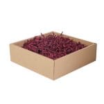 Paper shreds 4 mm, burgundy, 1 kg - Image 2